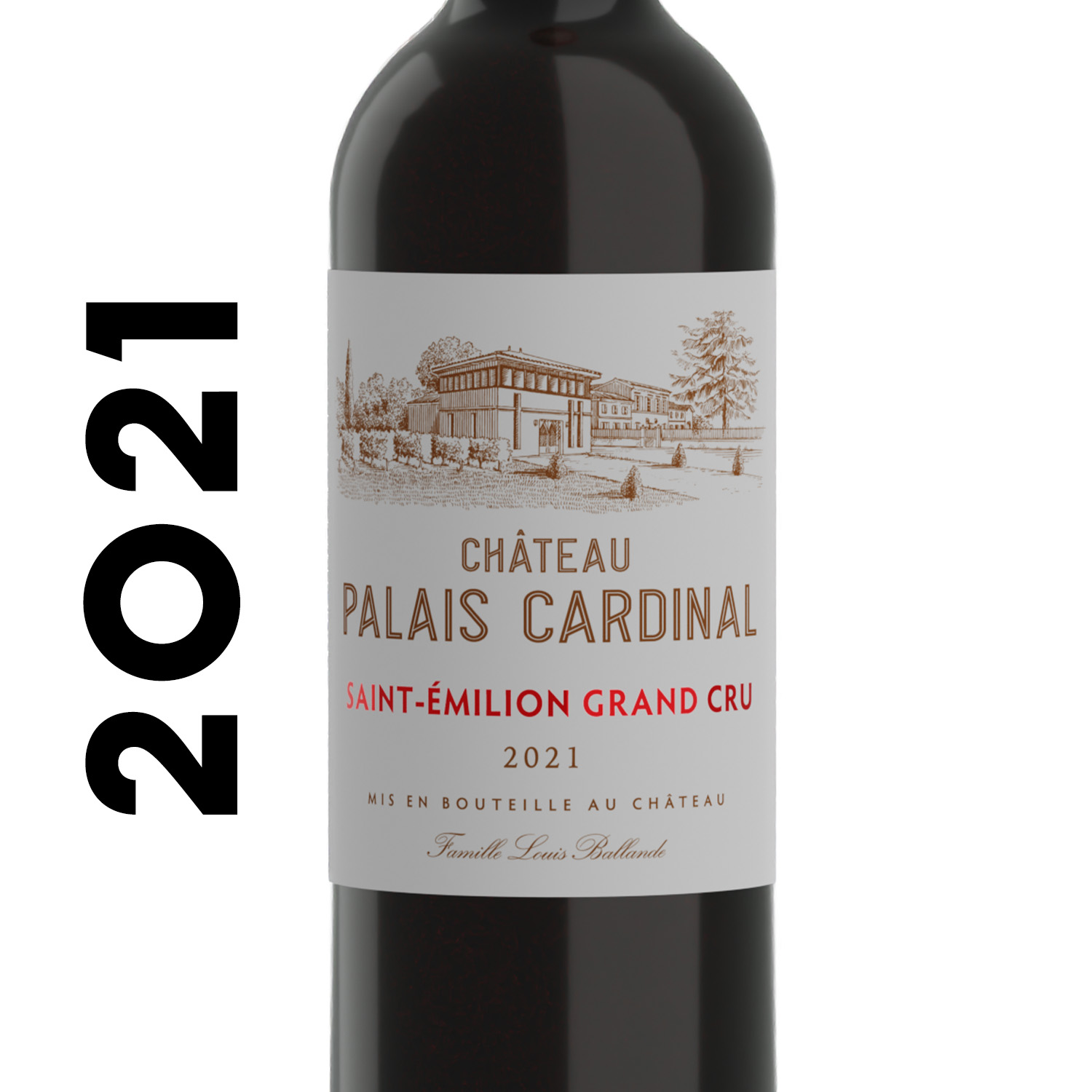 Vin rouge Château Palais Cardinal 2021 – Grand Cru de Bordeaux